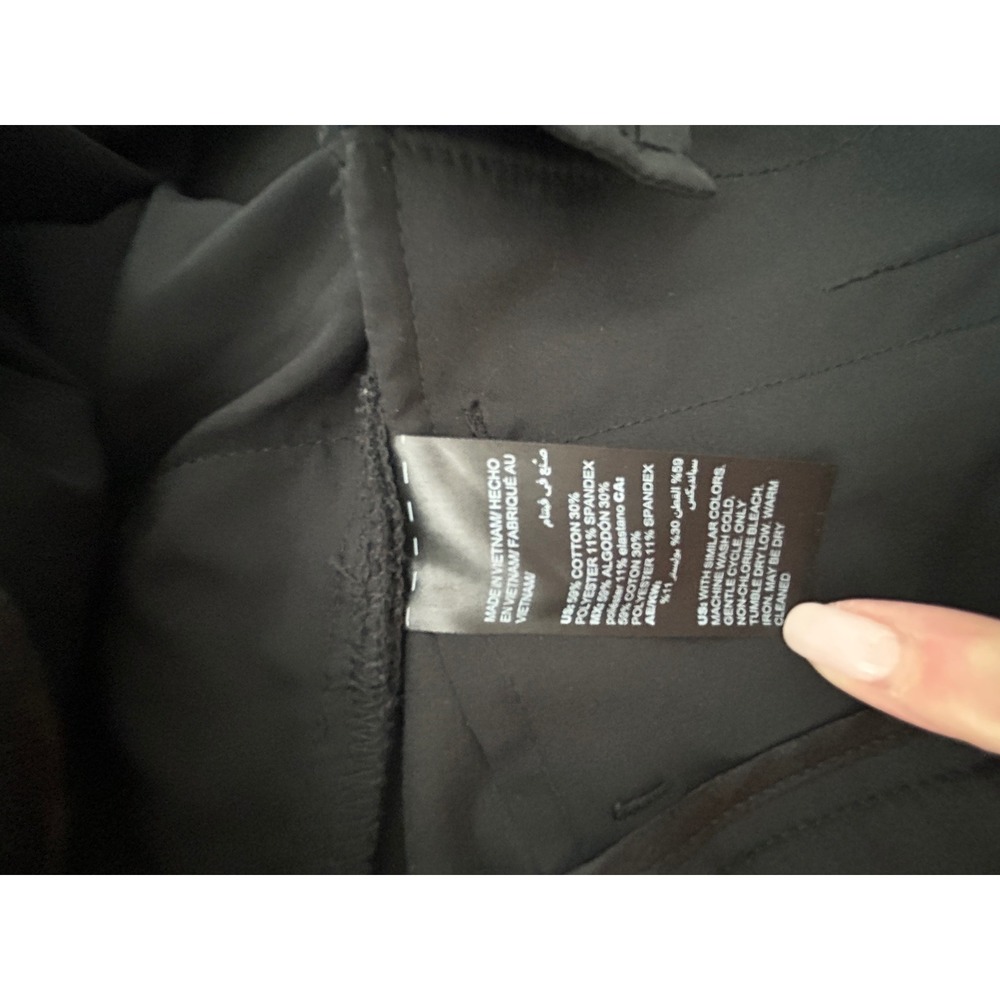 White House Black Market The Slim Ankle Pants Black Size 2 Trousers Professional - Picture 8 of 13